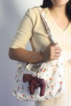 Horizontal Zip Duck Bag - Painted Wildflower