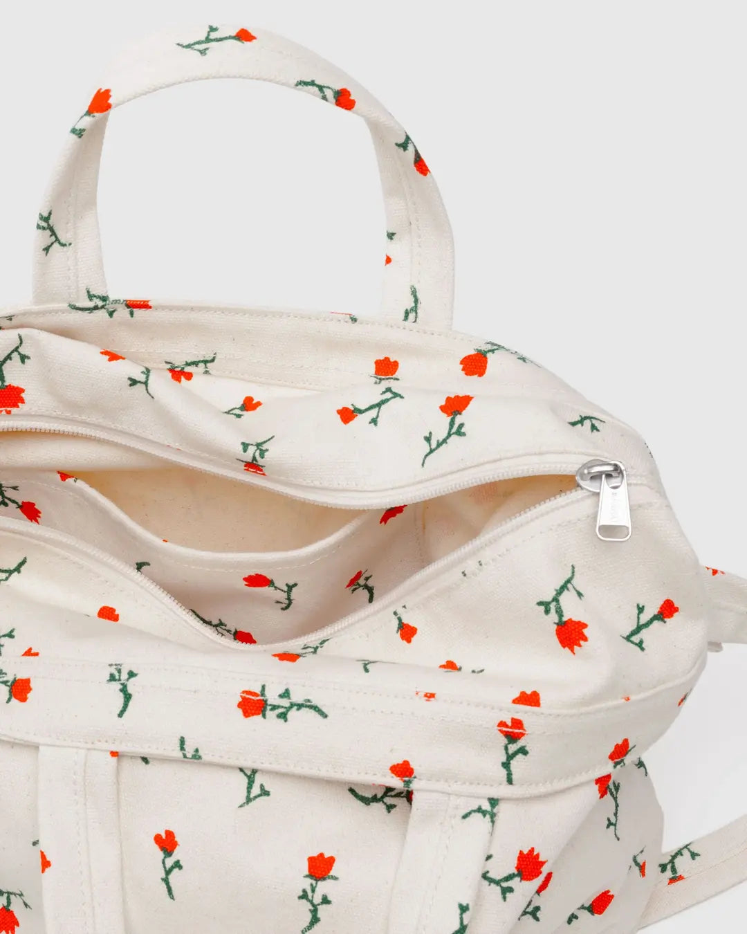Horizontal Zip Duck Bag - Painted Wildflower