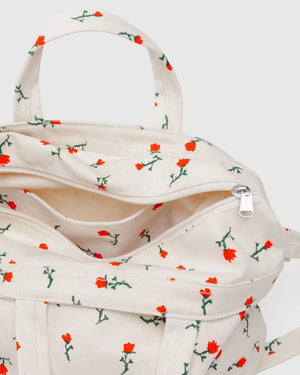 Horizontal Zip Duck Bag - Painted Wildflower