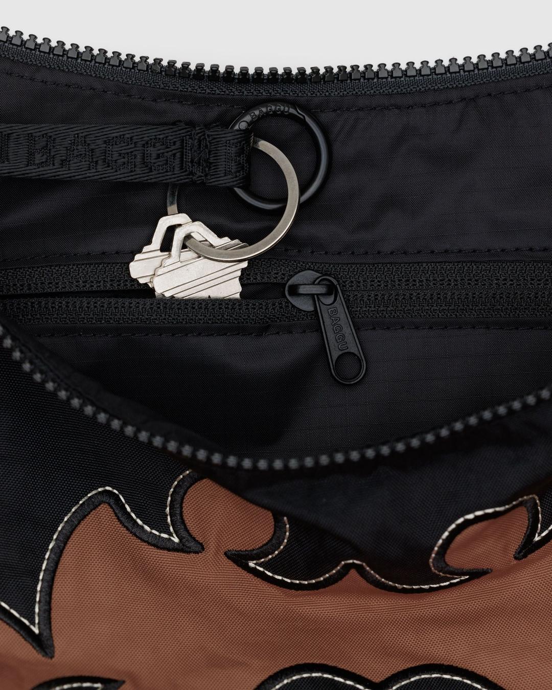 Medium Crescent Bag - Western Applique