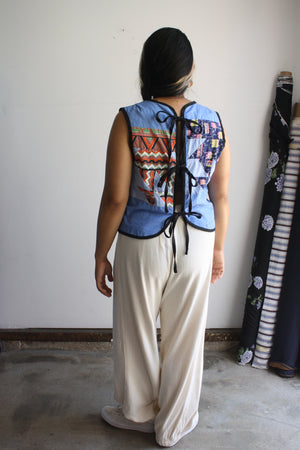 Tie Back Tank - OOAK Large