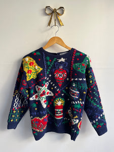 Holiday Ornaments Sweater