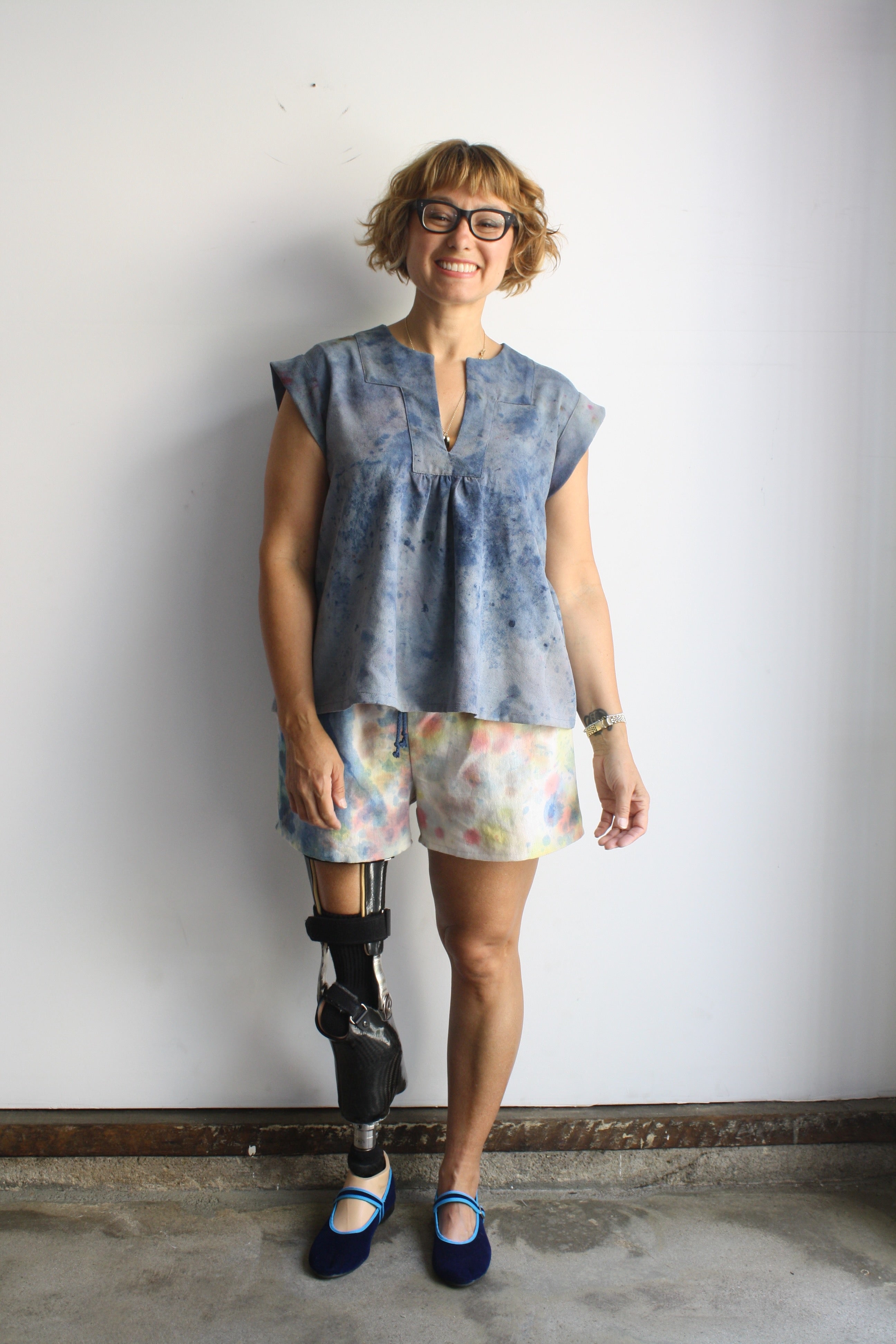 Lou Shorts - Dyed Linen
