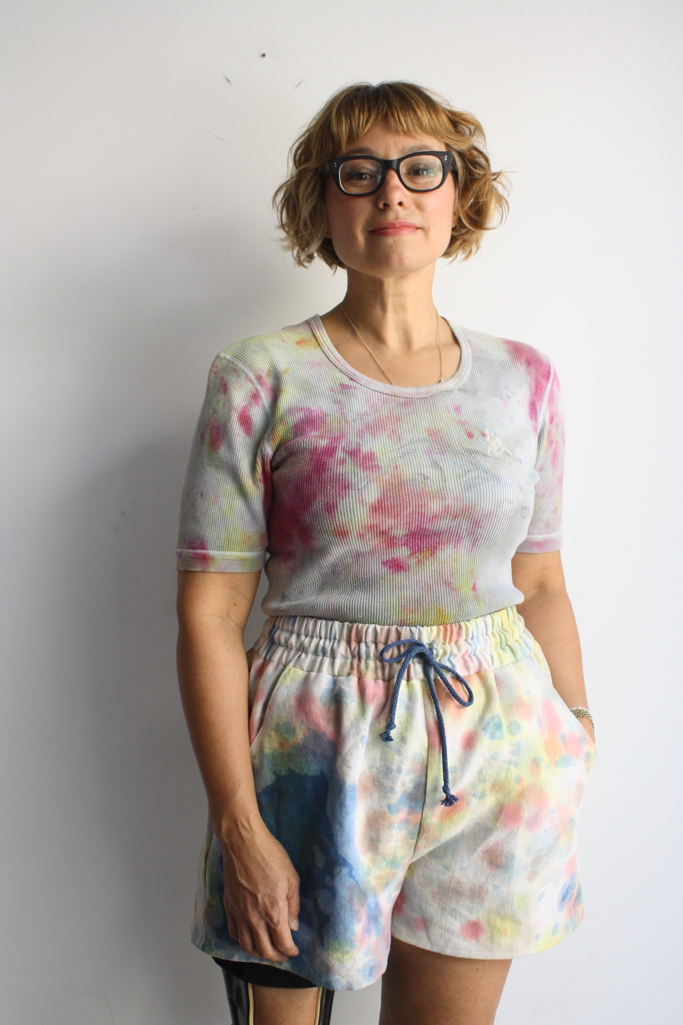 Lou Shorts - Dyed Linen