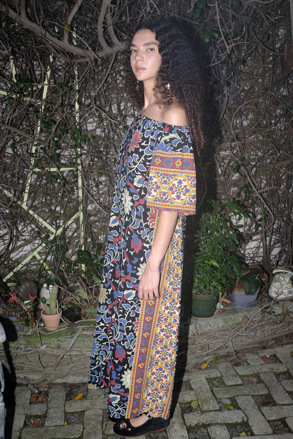 Aloe Maxi Dress - Black Sunflower