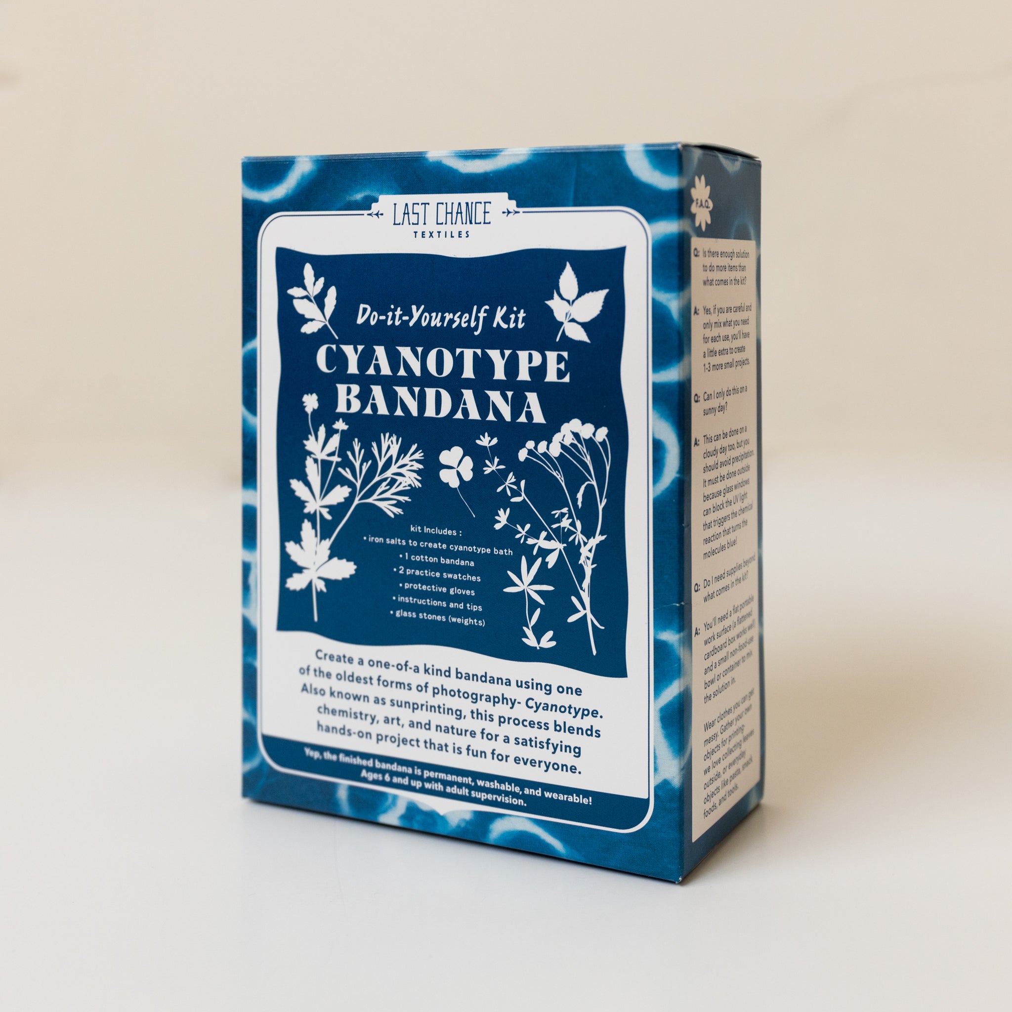 Cyanotype Bandana DIY Kit