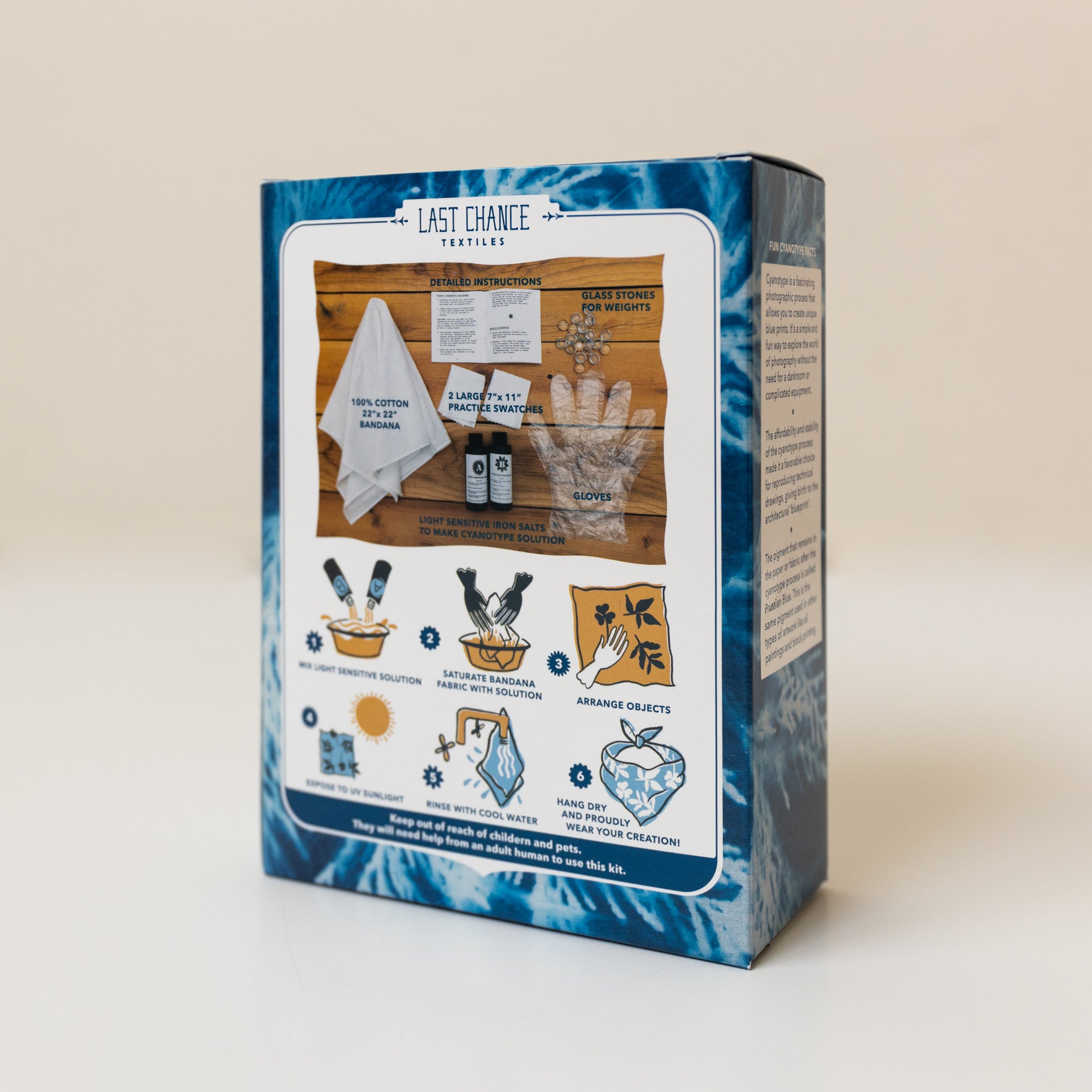 Cyanotype Bandana DIY Kit