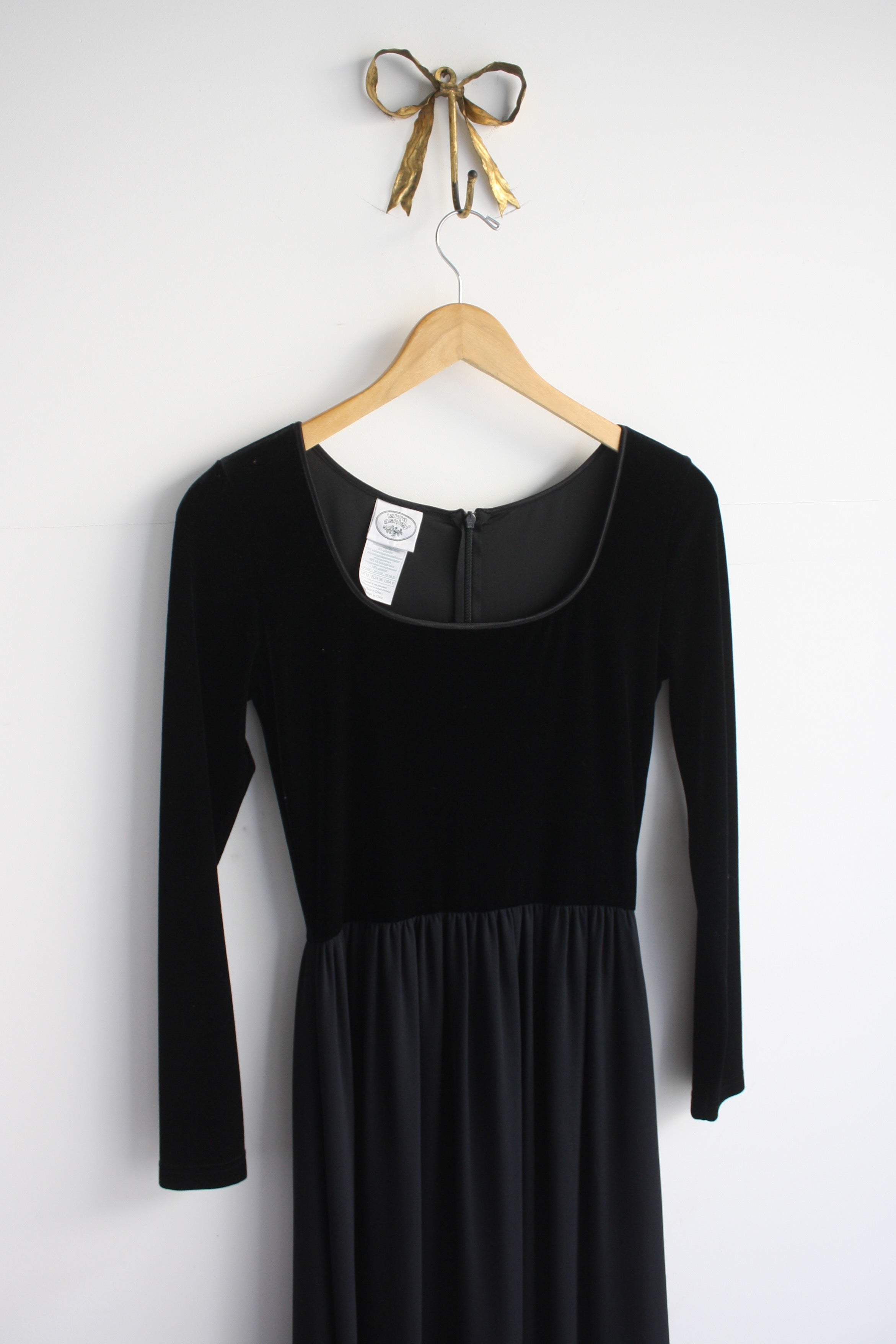 Laura Ashley Velvet Bodice Dress