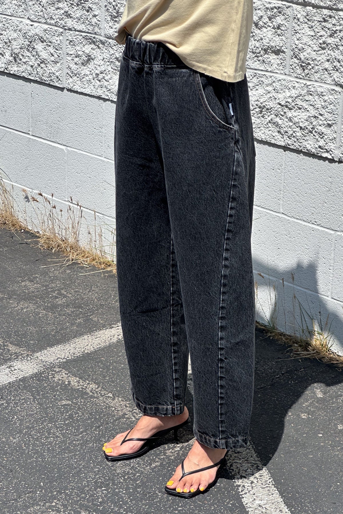 Arc Pants - Black Denim