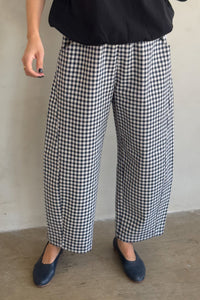 Arc Pants - Navy Gingham