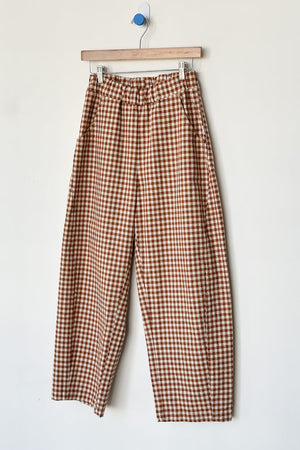 Arc Pants - Cinnamon Gingham