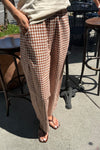 Arc Pants - Cinnamon Gingham