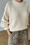 Zoe Cotton Sweater - Naturel