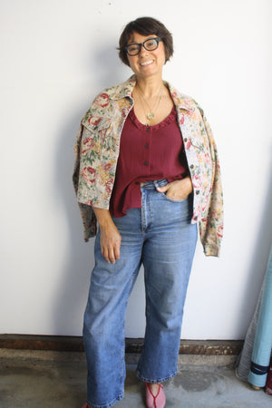 Betty Tank - Burgundy