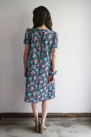 SAMPLE Puff Sleeve Bianca Dress - 90s Hearts Floral