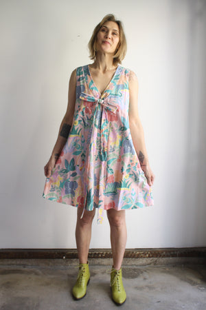 SAMPLE Sleeveless Bianca Dress - Pink Jungle