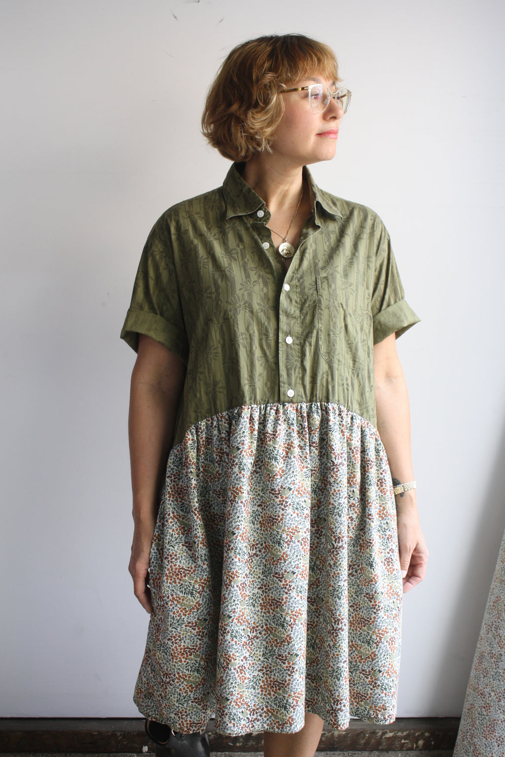 Hedy Dress 5 - Olive Meadow