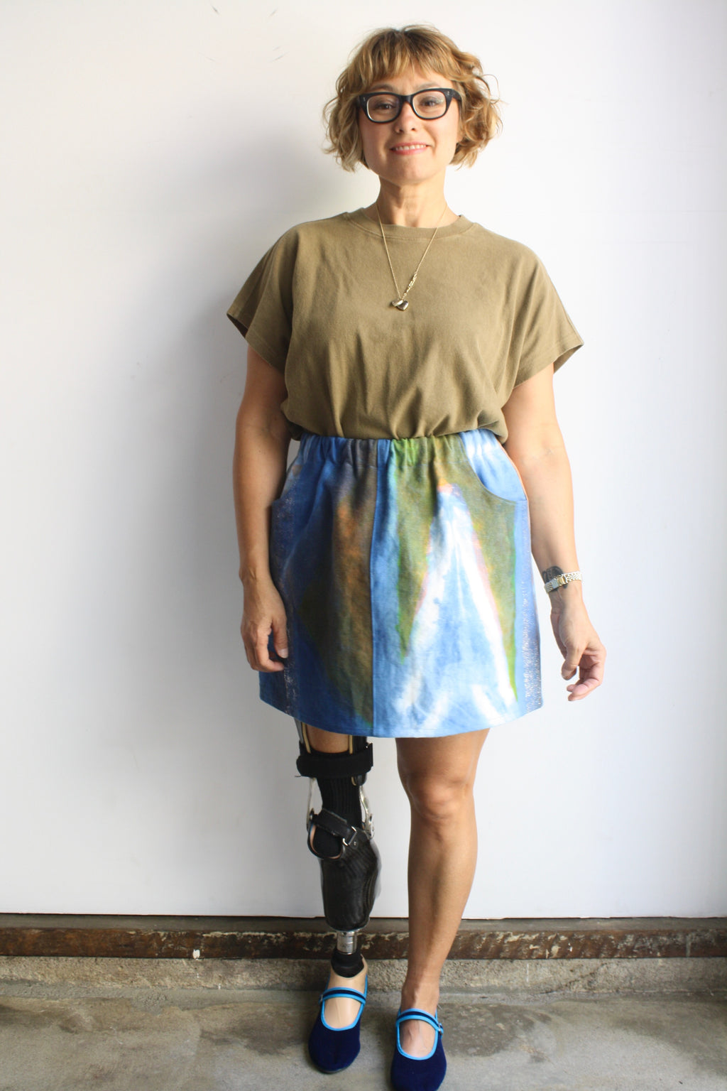 Claire Mini - Dye & Glitter Linen - Small 1