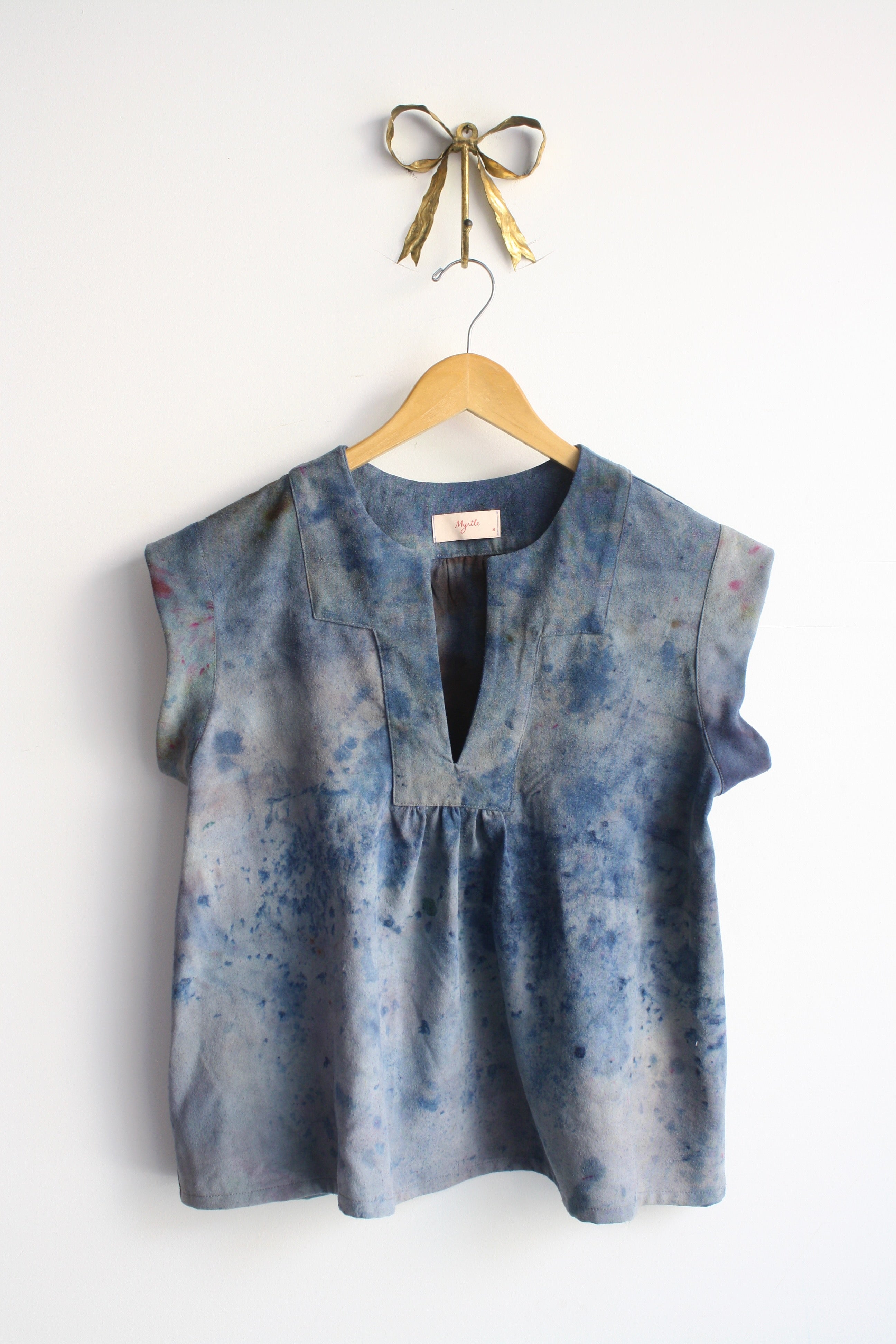 Jenny Top - Dyed Raw Silk - Small 1