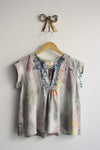 Jenny Top - Dyed Raw Silk - X-Small 1