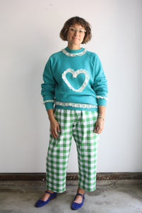 Lace Heart Sweatshirt
