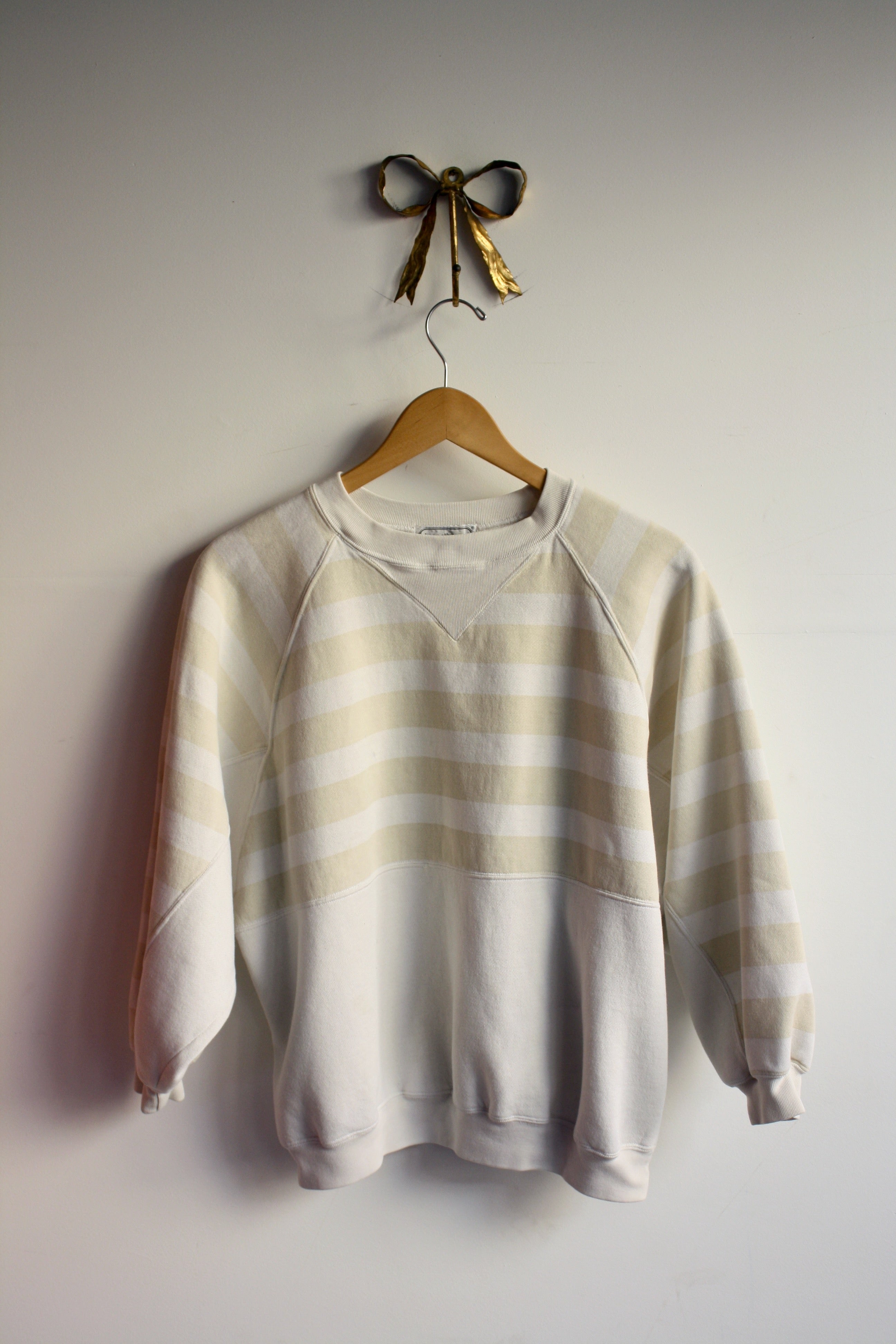 Half Striped Sweatshirt