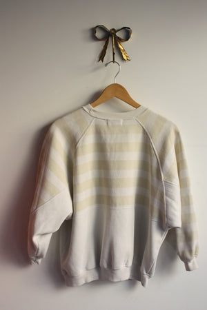 Half Striped Sweatshirt