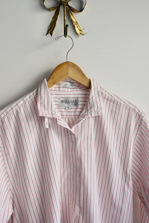 Stand Collar Shirt - Red