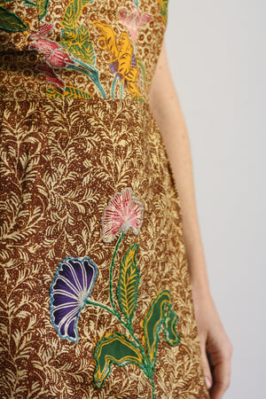 Beaded Batik Maxi Dress
