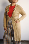 Camel Long Cardigan