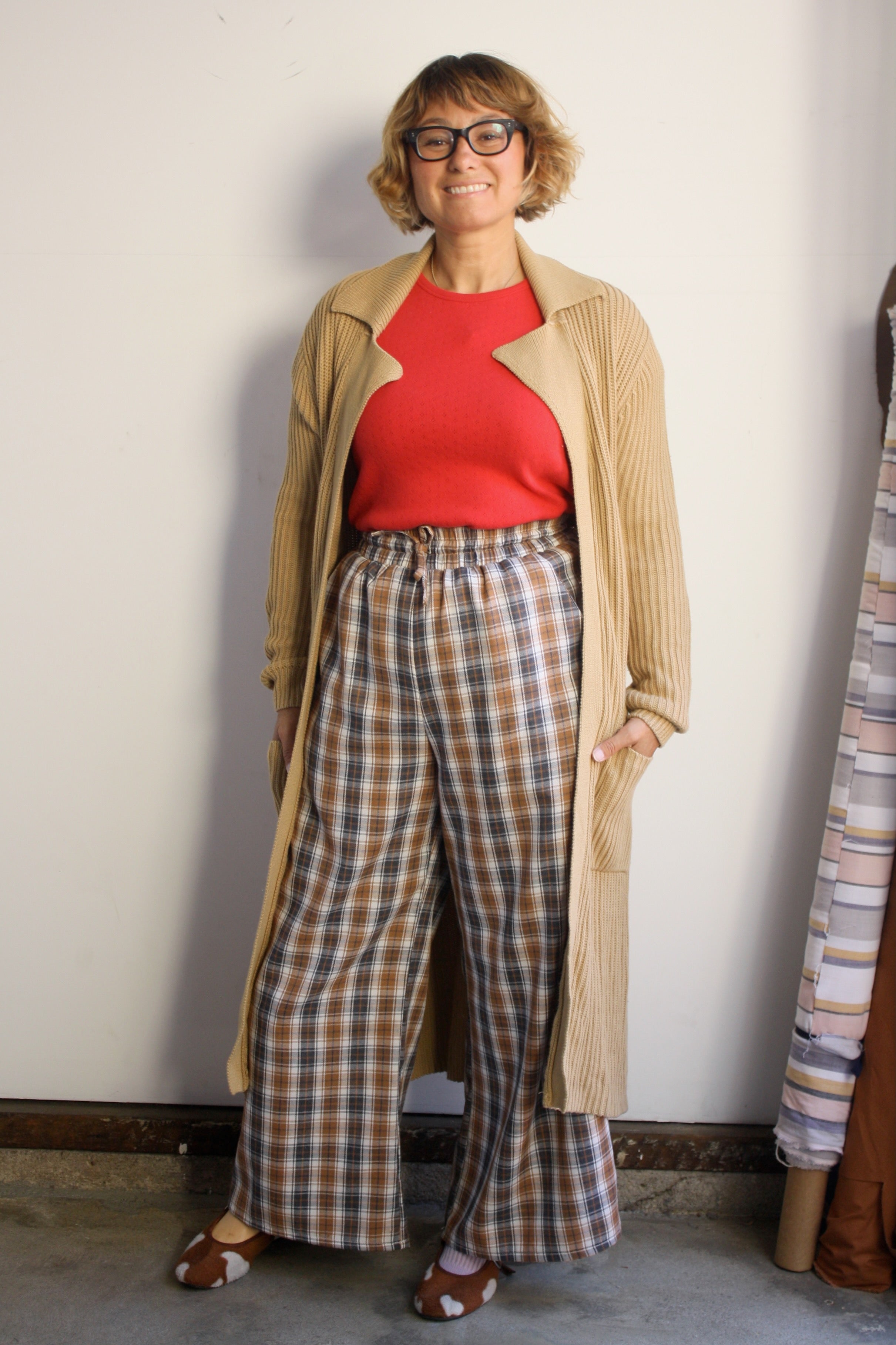Camel Long Cardigan