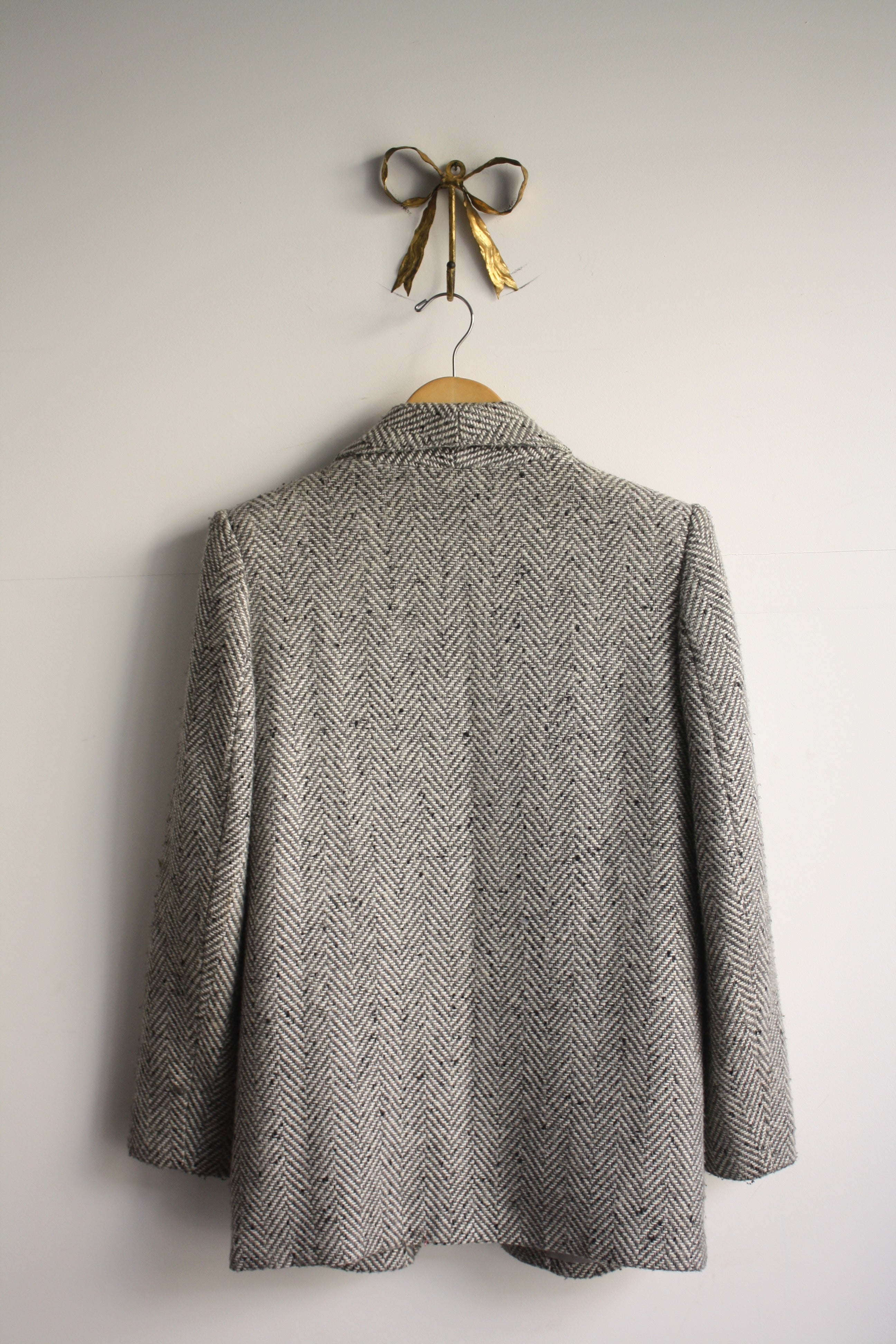 Herringbone Open Blazer