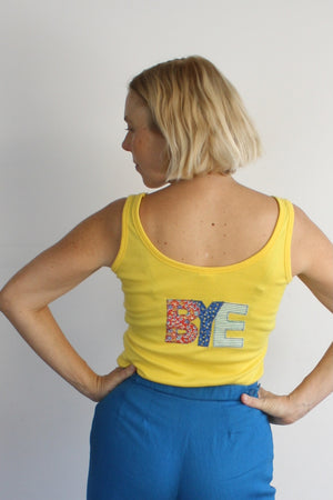 Hi/Bye Appliqué Tank