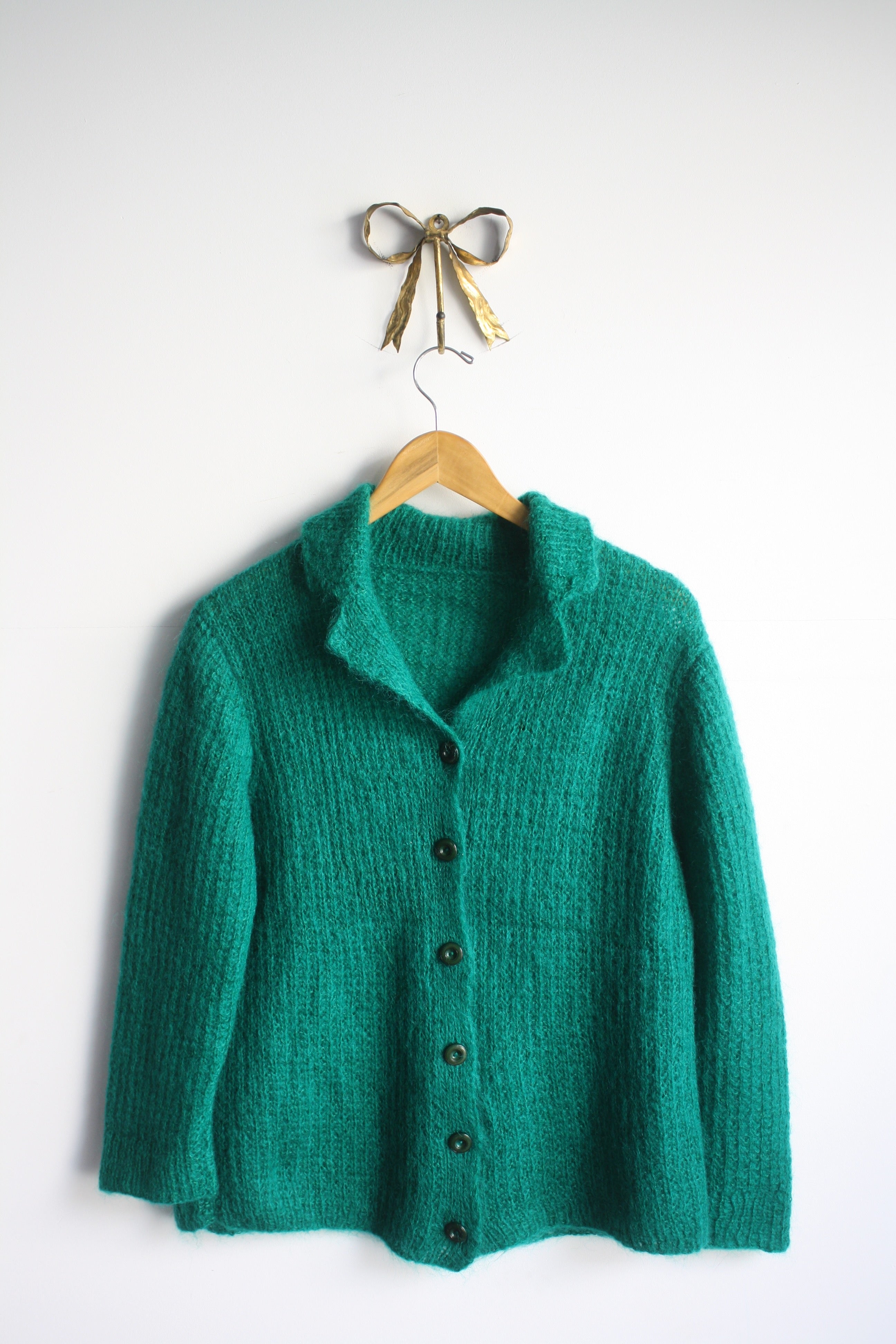 Kelly Green Cardigan