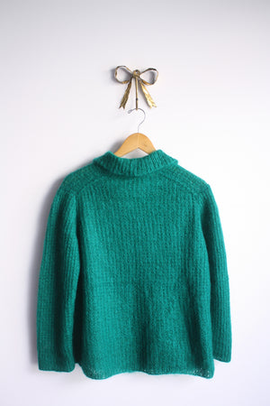 Kelly Green Cardigan