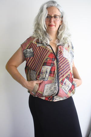 Silk Bomber Vest