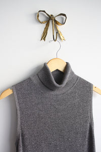 Silver Lurex Turtleneck