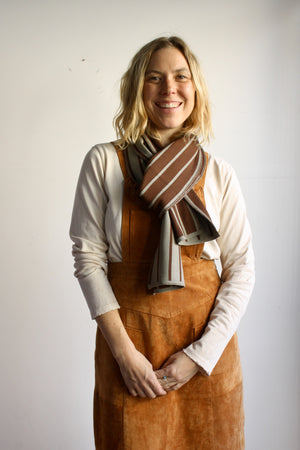 Suede Pinafore