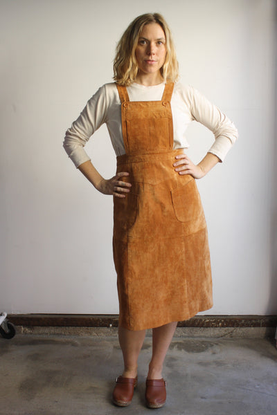Suede Pinafore – Myrtle