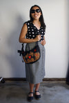 Wool Fringe Wrap Skirt