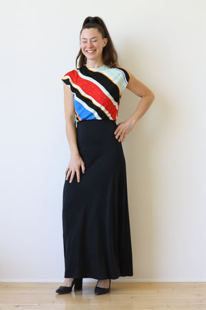 70s Jersey Gown