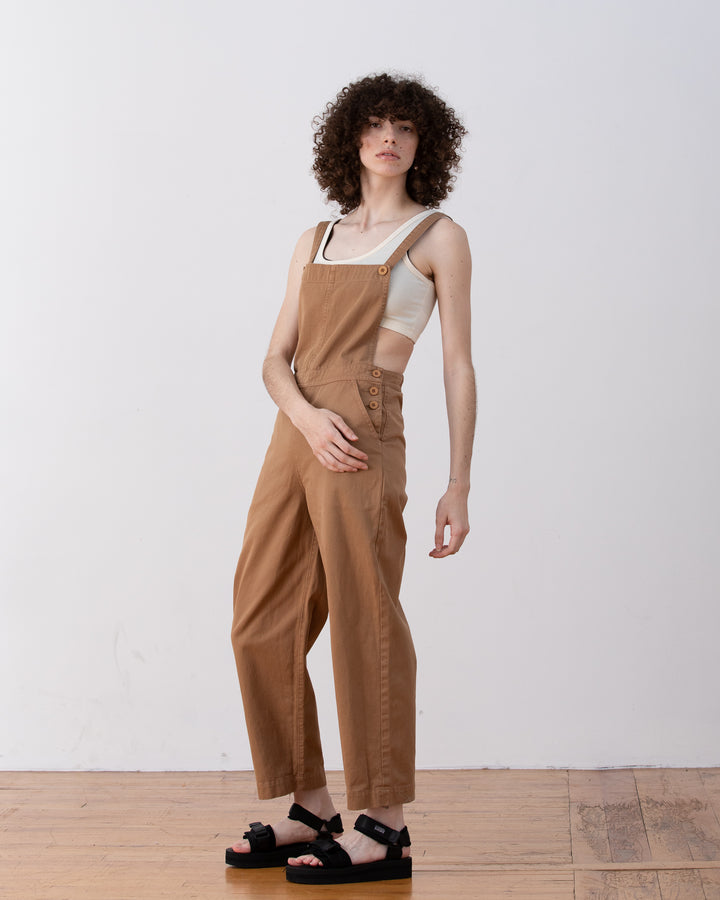 Fitted Overall Jumper - Camel