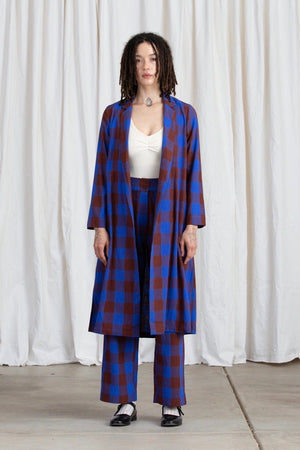 Notch Jacket - Rust/Cobalt