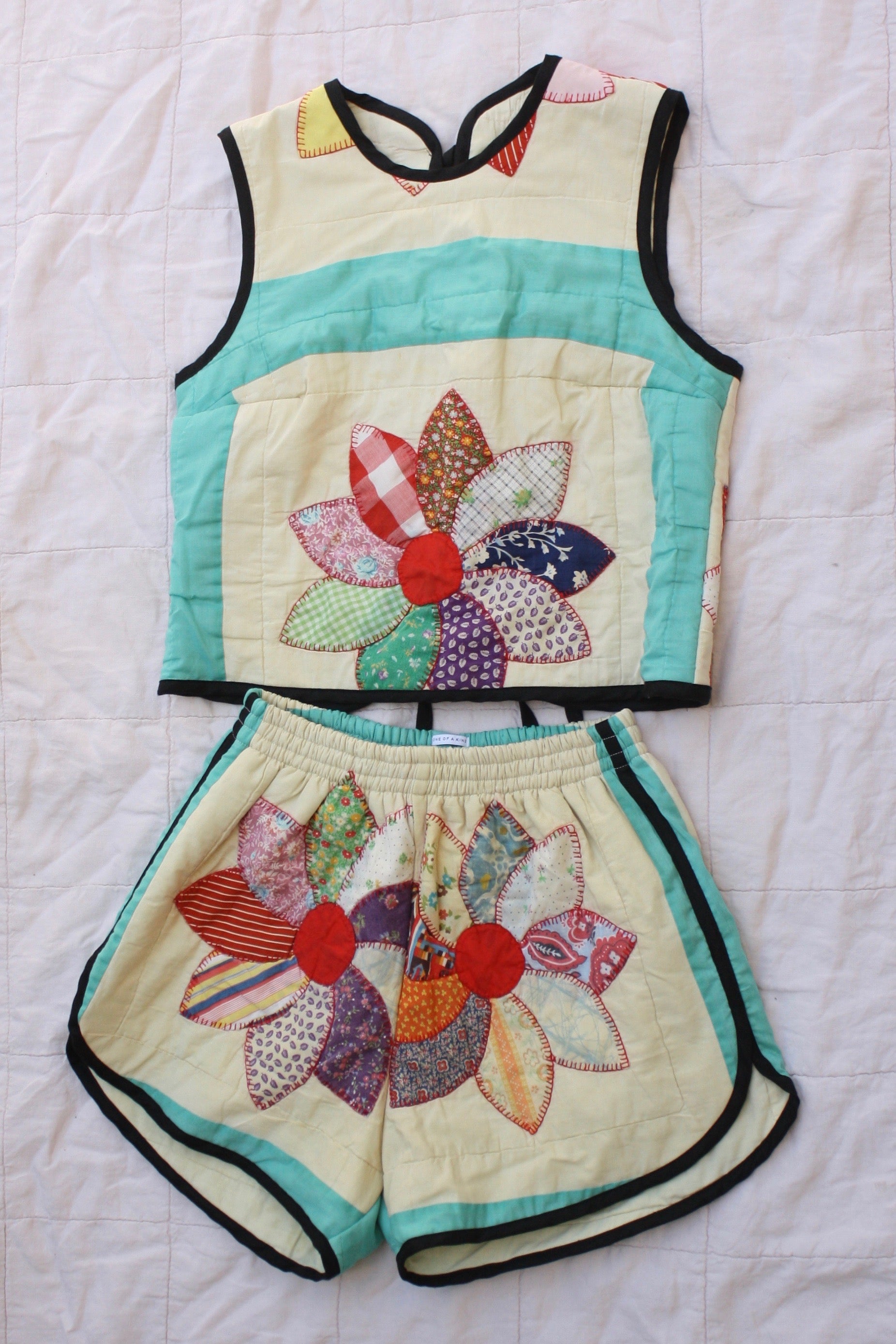 Quilt Shorts - OOAK Small