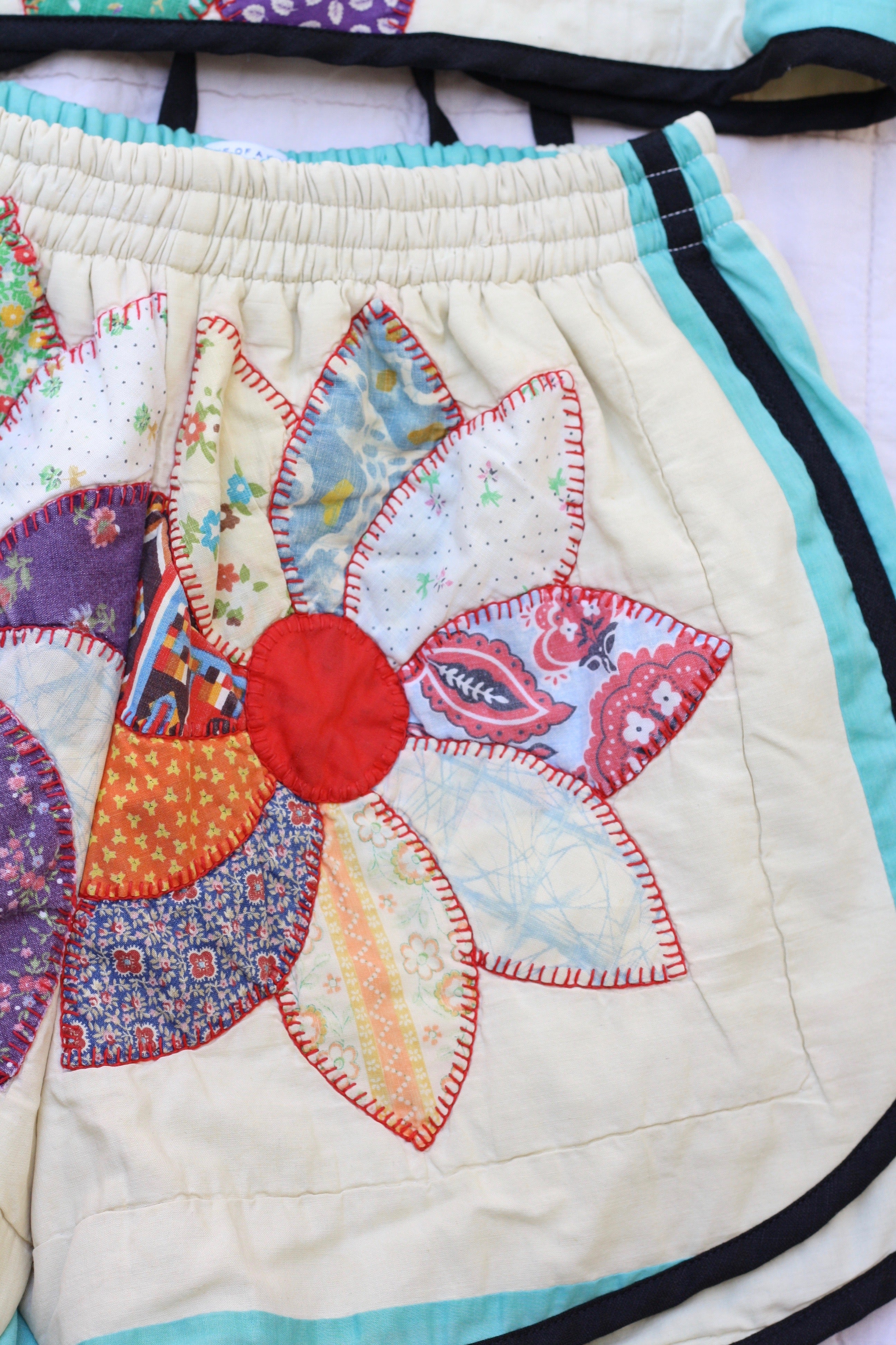 Quilt Shorts - OOAK Small