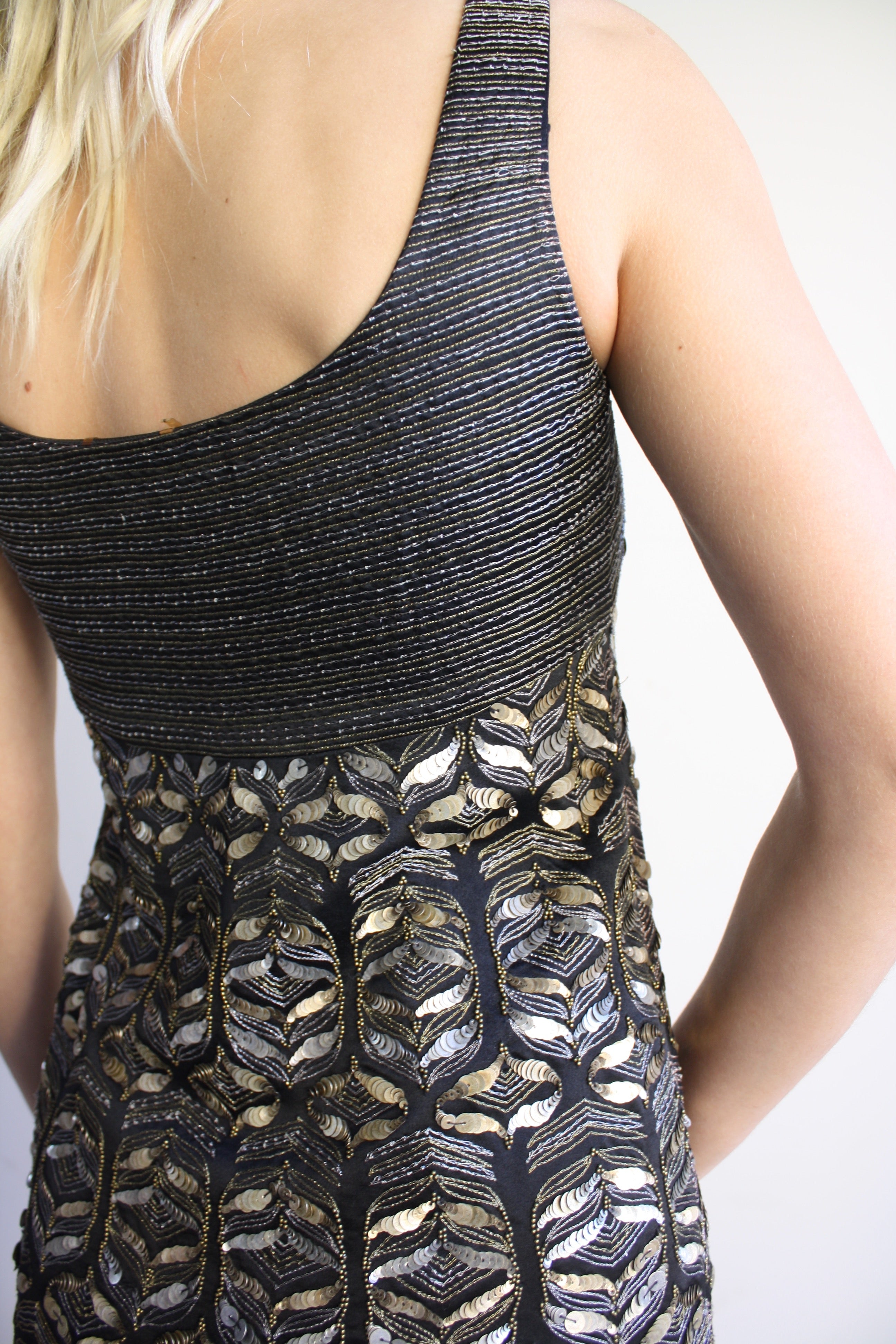 Elie Tahari Beaded Mini Dress