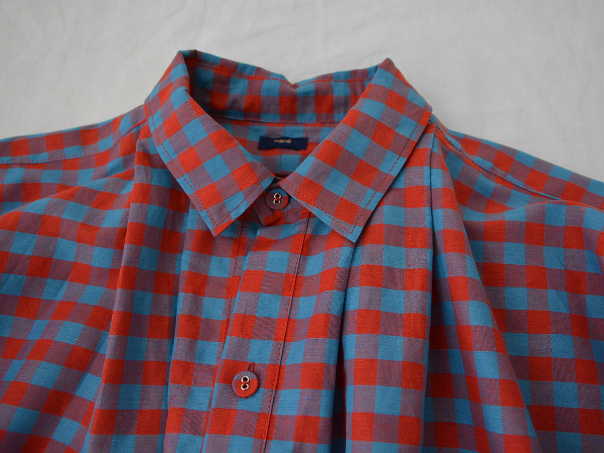 Dress - Martha Red/Blue Check