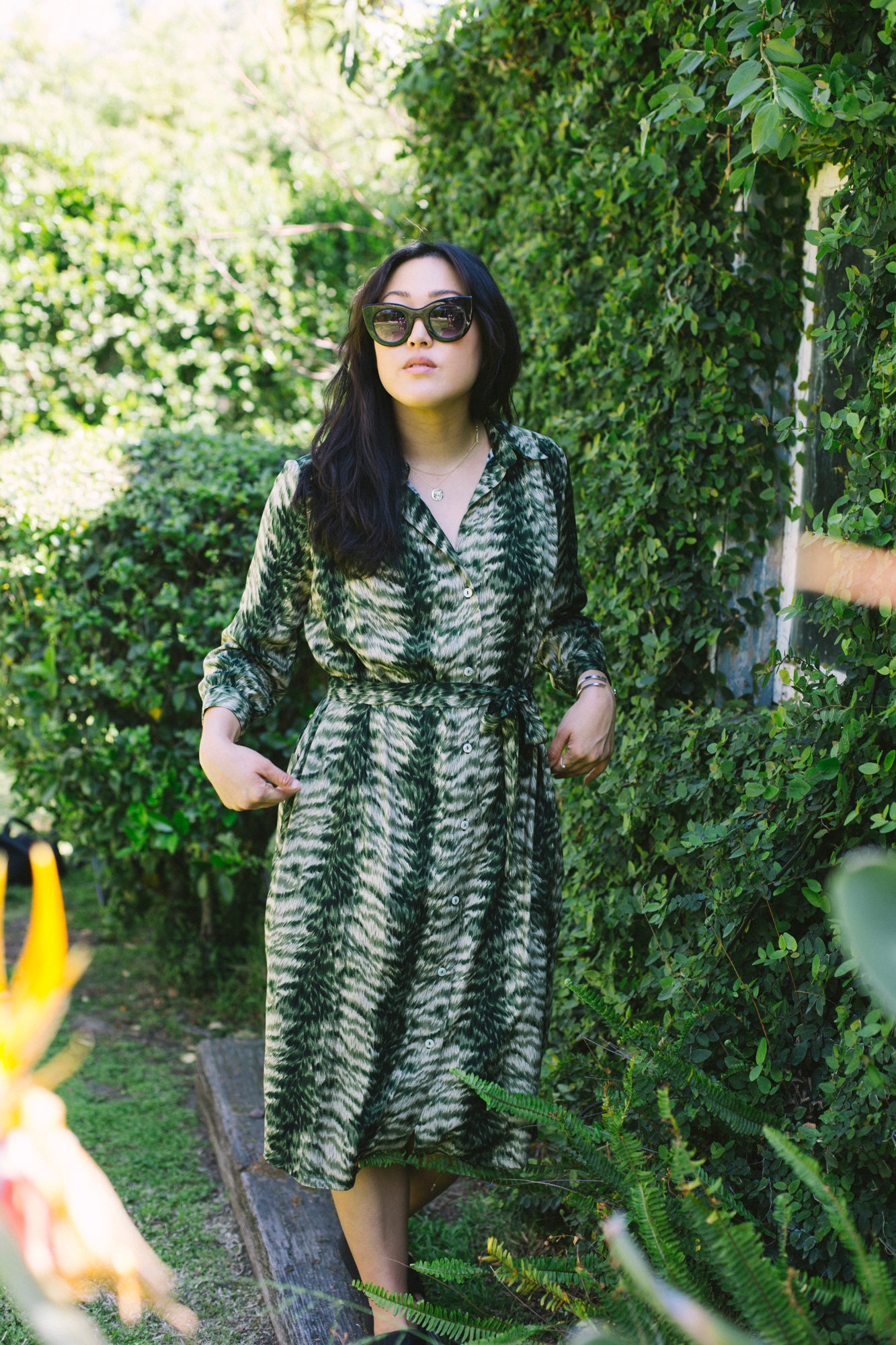 Joan Dress - Green Tiger | Myrtle LA Joan Dress - Green Tiger | Myrtle LA