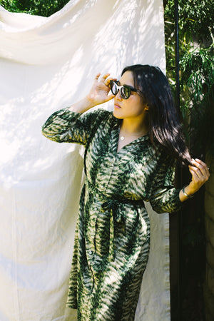 Joan Dress - Green Tiger | Myrtle LA Joan Dress - Green Tiger | Myrtle LA