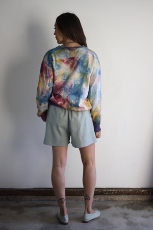 Lou Shorts - Hand-Dyed Linen 1